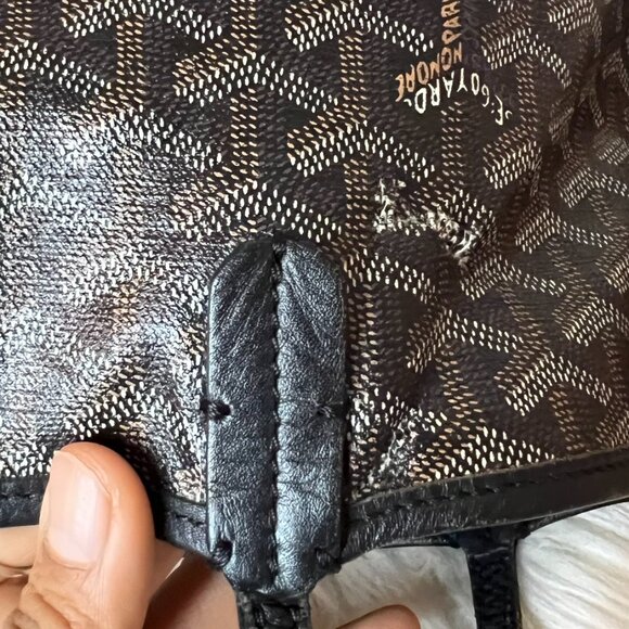 Goyard Saint Luis tote bag. Needs repair but is still functional. - Picture 14 of 16
